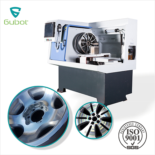 Our Wheel Diamond Cutting CNC Lathe Machine arrives to UK