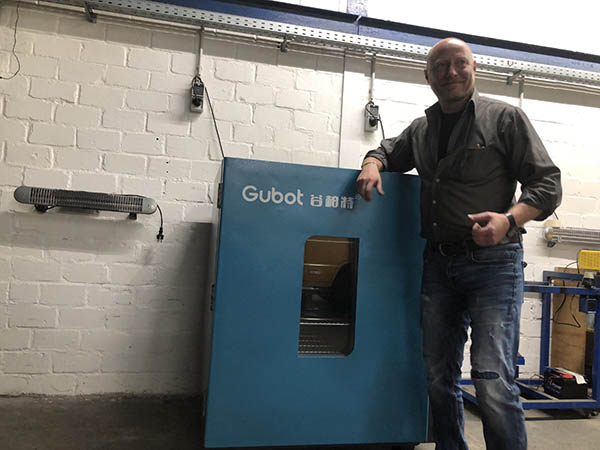 German customer with Gubot wheel drying oven